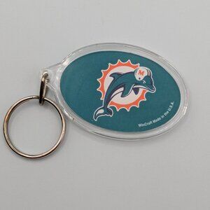 NFL Miami Dolphins Acrylic Keychain by Wincraft, Retired Logo